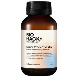 BioHack Wanderlust Omni Probiotic x55 60 Capsules