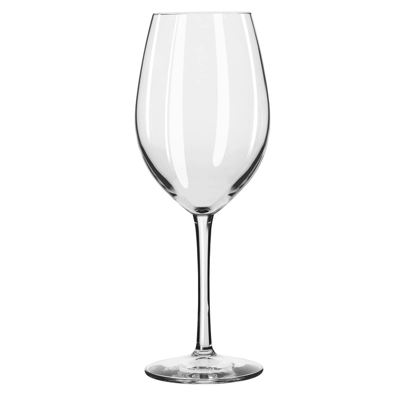 Libbey Entertaining Essentials All Purpose Wine Glasses, Classic White and