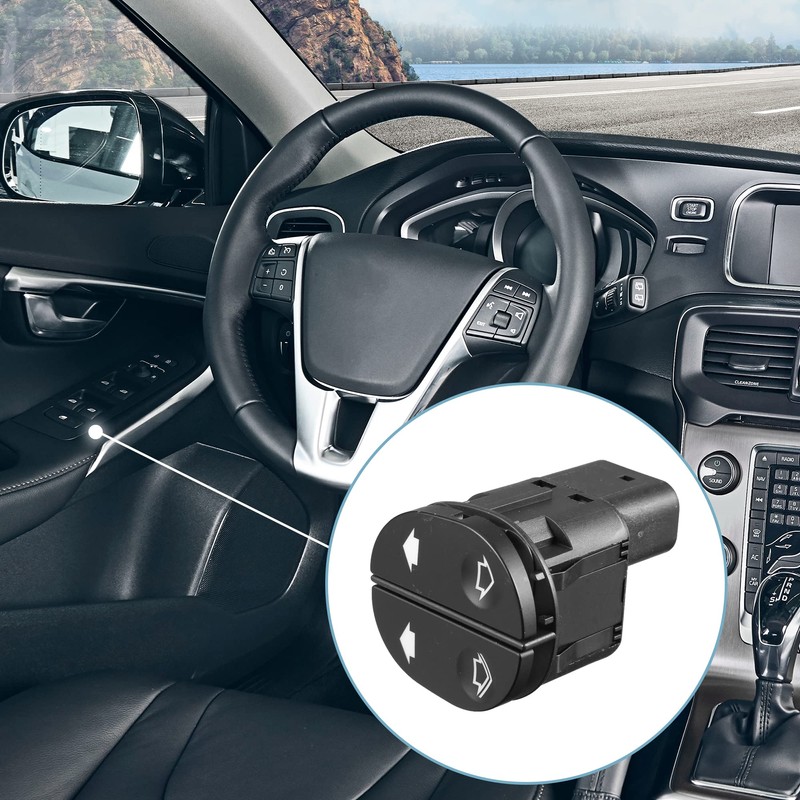 X AUTOHAUX Power Window Switch Driver Side 6S6T14529AB