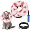 SlowTon Dog Cones Recovery Collars Inflatable, Soft Comfy Dog Cone