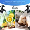 Sodafall fizz saver soda bottle dispenser compatible with Sodastream bottles