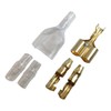Double Giboshi Terminal with Sleeve, 20 Sets for Wiring Modification,