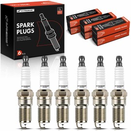 A-Premium Iridium Platinum Bujías compatibles con Ford Ranger 1997-2000 y Jaguar X-Type XType 2002-2005 y Mazda B4000 1997-2000, 2.5L 4.0L, paquete de 6