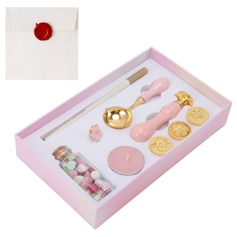 Seal Stamp Kit Replaceable Stamp Patterns Wax Seal Stamp Kit