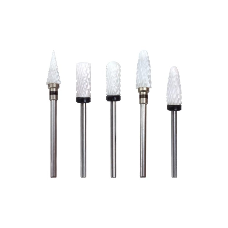 prendre PR-NAIL24BIT01 Zirconia Bit Nail Machine Ceramic Attachment Barrel Large