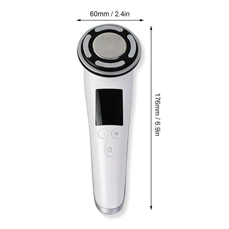 Microcurrent Skin Beauty Machine Colorful Lighting Temperature Control Face Tightening