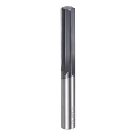 HARFINGTON Carbide Chucking Reamer 0.307"(7.8mm) Dia Straight Flute Straight Shank Machine Reamer Tool for Metal and Lathes CNC Machining Centers, Black