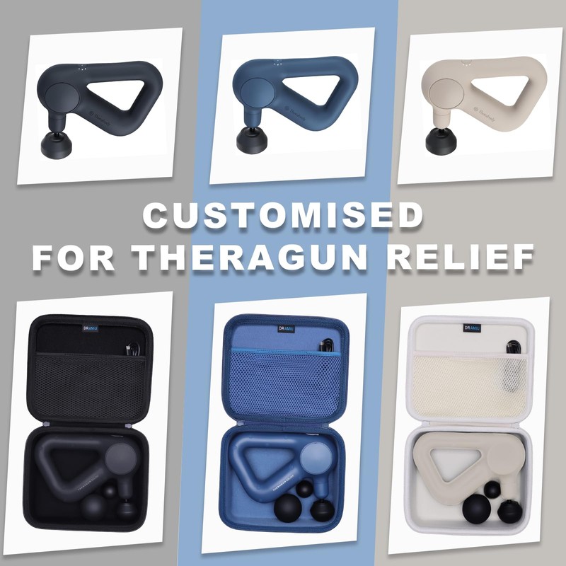 DR·AMIU Massage Case Compatible with TheraGun Relief Handheld Percussion Massage