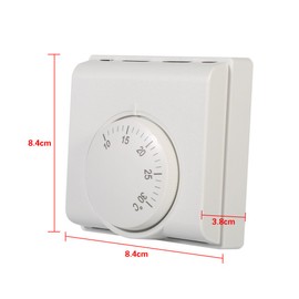 Energy Saving Thermostat Controller, 220V Room Mechanical Thermostat Controller Switch for Central Air Conditioning in Hotel Restaurant Supermarket or Home