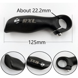 Bike Bar Ends Carbon Bar Ends RXL SL Carbon Bike Bars Ends Bicycle Handlebar Extender 120g Mountain Bike Bar Ends Aluminium top 1 Pairs 3K Matte 22.2 mm Bicycle Handlebar Ends