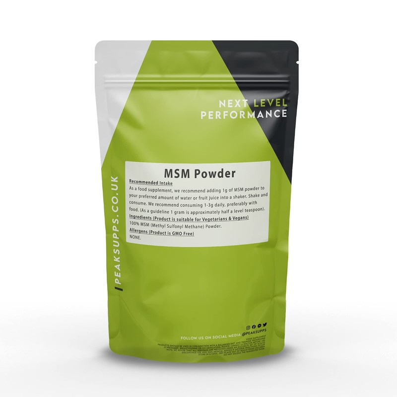 MSM Powder 250g | Methyl Sulfonyl Methane, 100% Pure, Vegan,