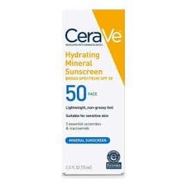 Cerave Mineral De Protección Solar Hidratante Spf 50