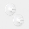 Brabantia 280344 Renew Collection Towel Hooks, White