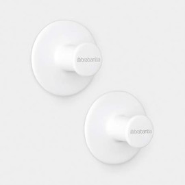 Brabantia 280344 Renew Collection Towel Hooks, White