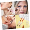 STOBOK 1 Set Refill Eyebrow Pencil Eyebrow Pen Tattoo Stencil