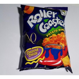 Jack n Jill Roller Coaster Potato Rings Cheddar Cheese Pack of Ten 3 Oz A Pack