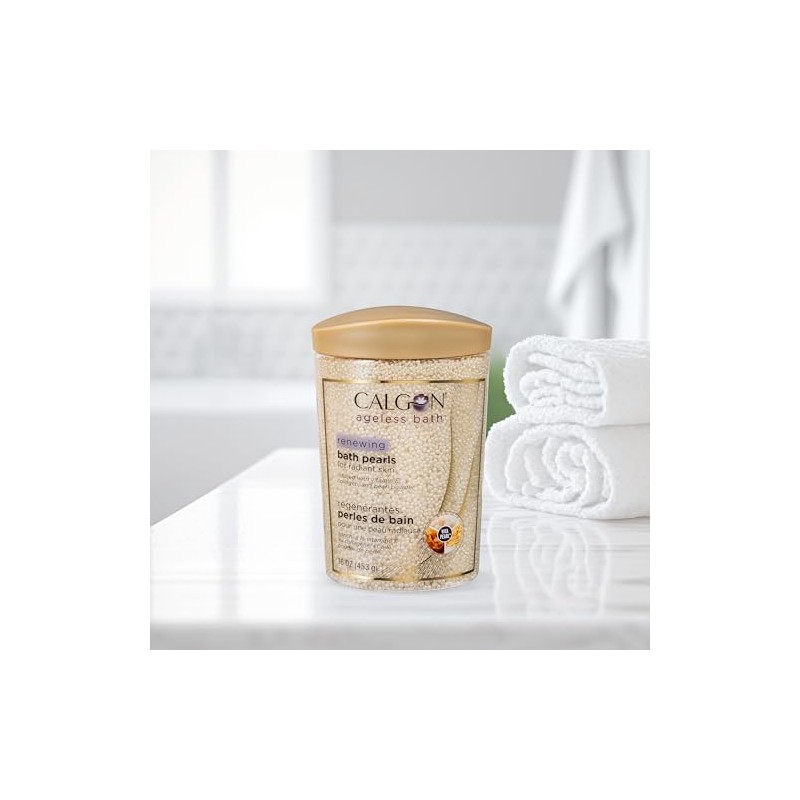 Calgon Calgon Ageless Bath Series Renewing Pearls, 16 oz.