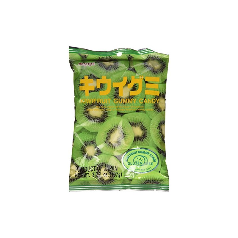 Japanese Fruit Gummy Candy from Kasugai - Kiwi - 107g