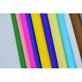 Crepe Paper 12 Different Colors Flower Making Art Projects Crepe Paper