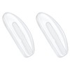 DROGO Eyeglass Nose Pads, Clear Rectangle Replacement Nose Pieces, Anti-Slip