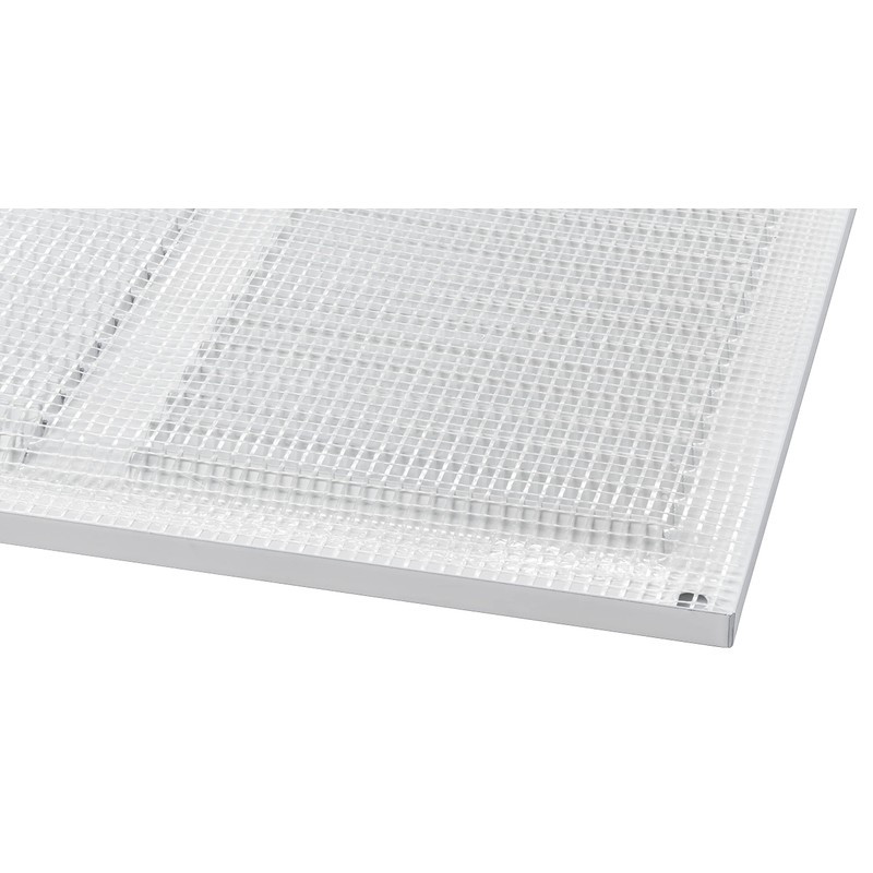 LIRAST 10x4 Vent Cover with Built-in Screen - White Return