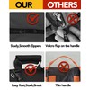 FIREDOG Tool Roll,Rolling Tool Bag with 2 Detachable Pouches, Heavy