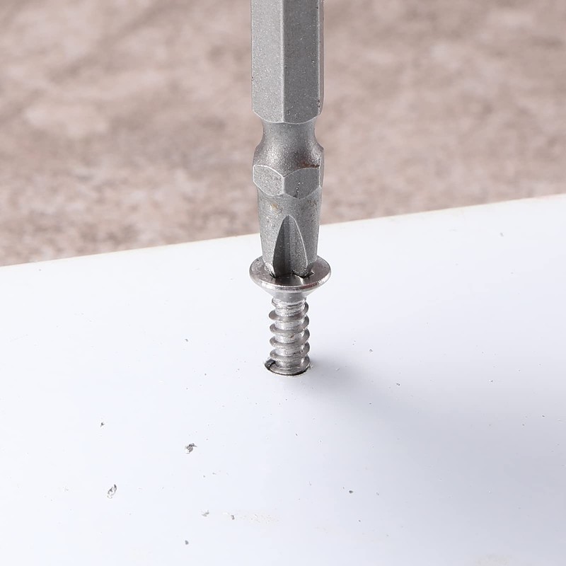 #10 x 1-1/2" Sheet Metal Screws 100Pcs 410 Stainless Steel