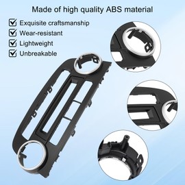 Dash A/C Air Conditioning Replacement Panel Electronic Car Radio Stereo Fascia Frame Panel Fit for Honda CR-V CRV 2007-2011 AC Bezel (Auto A/C)