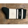 Sporty And Rich Serif Logo Socks Forest/White NEW