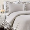 Lush Decor Ella Ruffle Lace Comforter, 3 Piece Set, Full/Queen,