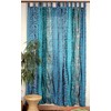 GURU SHOP Boho Patchwork Curtains, 1 Pair Bohemia Curtain Made