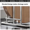 Cutting Board Holder Stainless Steel Wire Chopping Board Stand Cutting