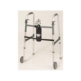Kinsman Wheelchair, Crutch, Walker & Cane Accessories TO-2-TE Oxygen Tank Carrier for Wheeled Walker, Holds M6 Cylinder