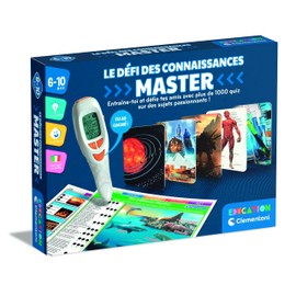 CLEMENTONI Challenge of Knowledge Master Educational Games for Children - Fun Learning - Made in Italy from 7 Years - 52805 - Multi-Coloured