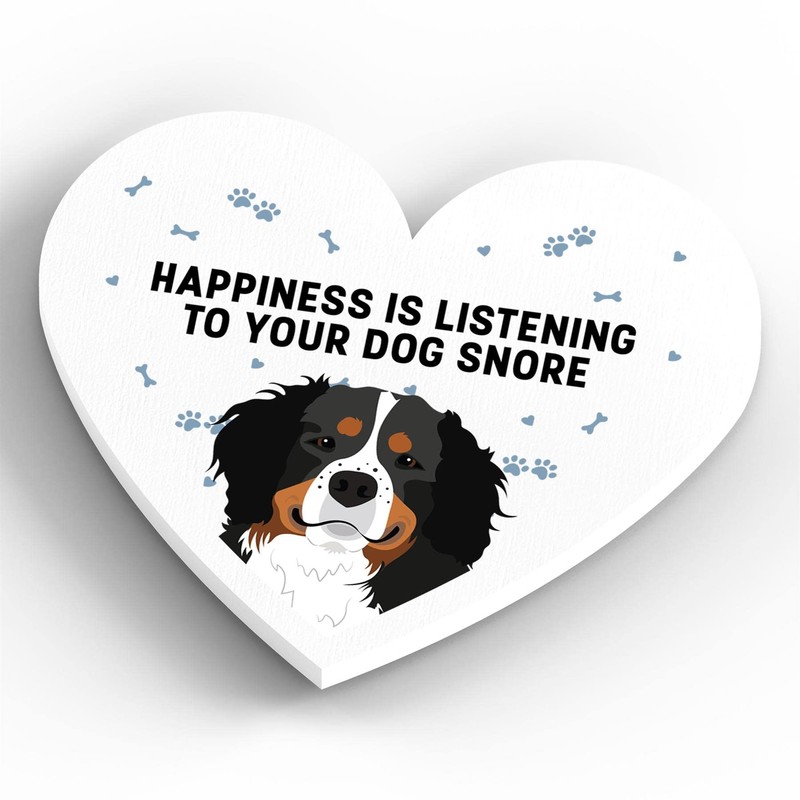 Global Designs Bernese Mountain Dog Happiness Is Your Dog Snoring
