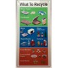 NYC WHAT TO RECYCLE SIGN (White, Reflective, ALUMINUM-RUST FREE, SIZE