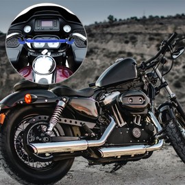 Motoforti 1Set Universal 22mm Aluminum Alloy Blue Motorcycle Balance Bar