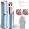 Facial Hair Remover for Women, Rechargeable, 2 Replacement Heads