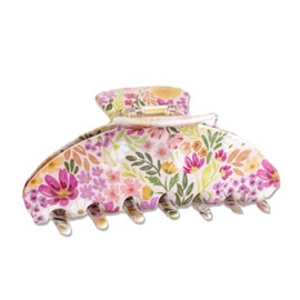 Elyse Breanne Design, 4 Inch, All Hair Types, Strong Hold, Fashion, Styling, Hair Accessory, Claw Clip, Primrose Petals