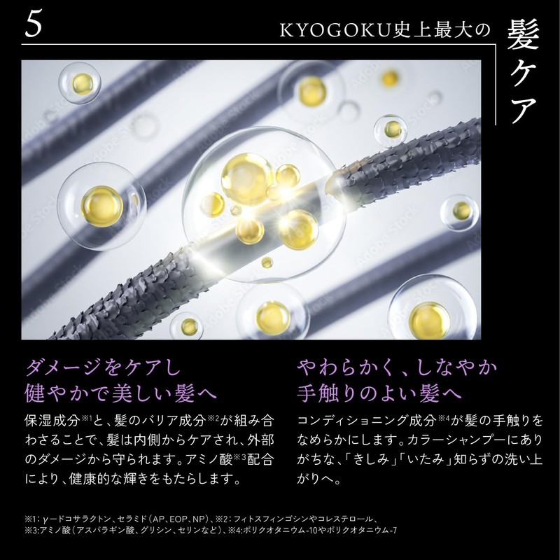 Kyogoku Blue Purple Color Shampoo, 6.8 fl oz (200 ml),