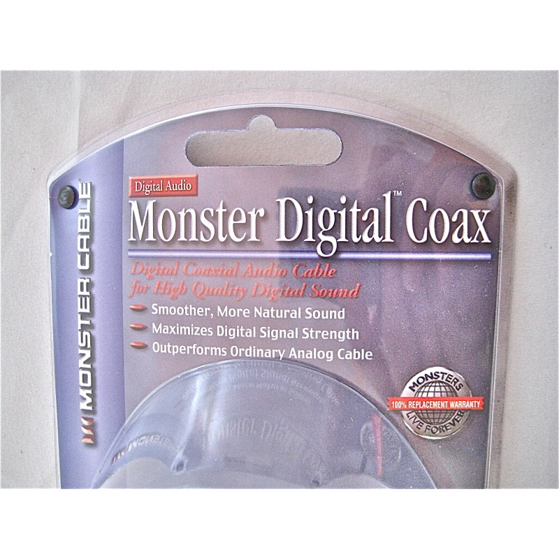 Monster Cable 🎁 Monster Cable Digital Coax Interlink 2m/6.6ft Coaxial