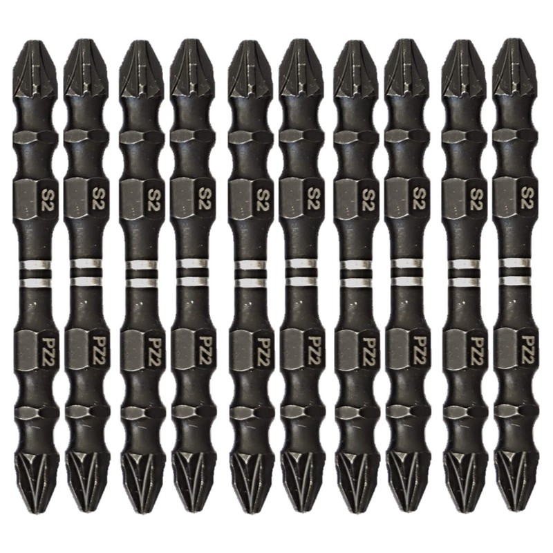 10 x SabreCut SCPZ265_10 65mm PZ2 Impact Screwdriver Driver Bit