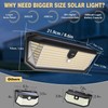 SyouHome Solar Lights Outdoor, 4000LM 380 LEDs Solar Motion Lights