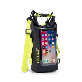 Goture Dry Bag, Waterproof Bag, Smartphone, Waterproof Poe, 0.6 gal (2 L), Yellow (Fully Waterproof, IPX6, Waterproof Pouch), Pool Bag, Waterproof Bag, Lightweight, Small Storage Bag, New Material,