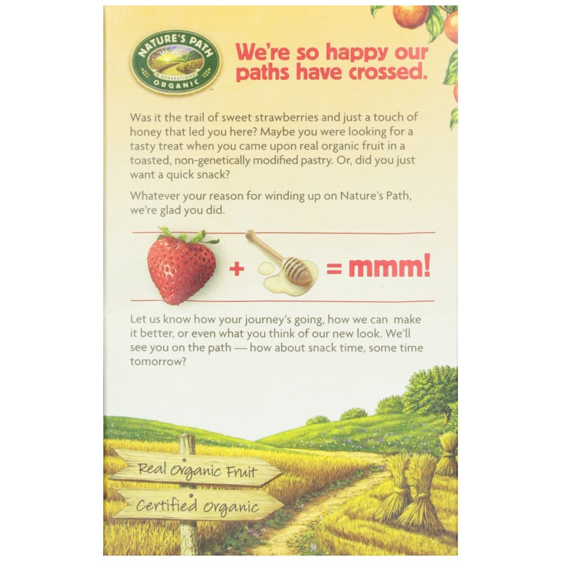 Nature's Path Toaster Pastries, Strawberry Un-Frosted, 6 ct