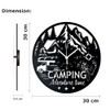 Instant Karma Clocks Wall Clock Camping Hiking Camping Hiking RV