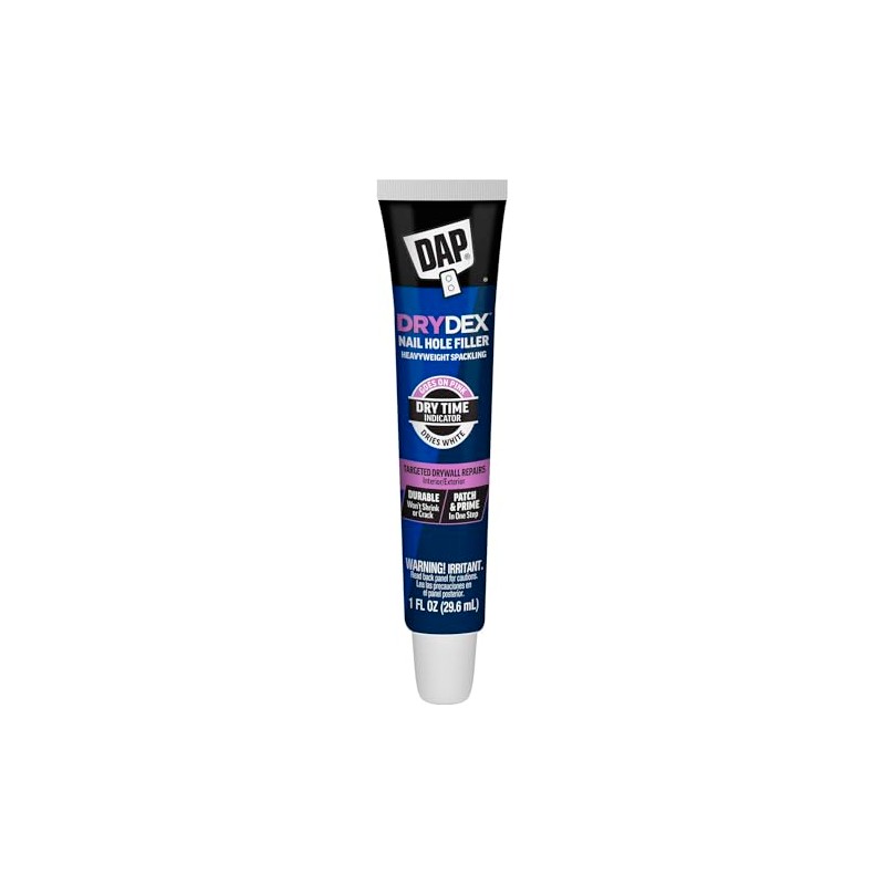DAP DryDex Dry Time Indicator Spackling, Pink/White, 1 oz (7079800944)