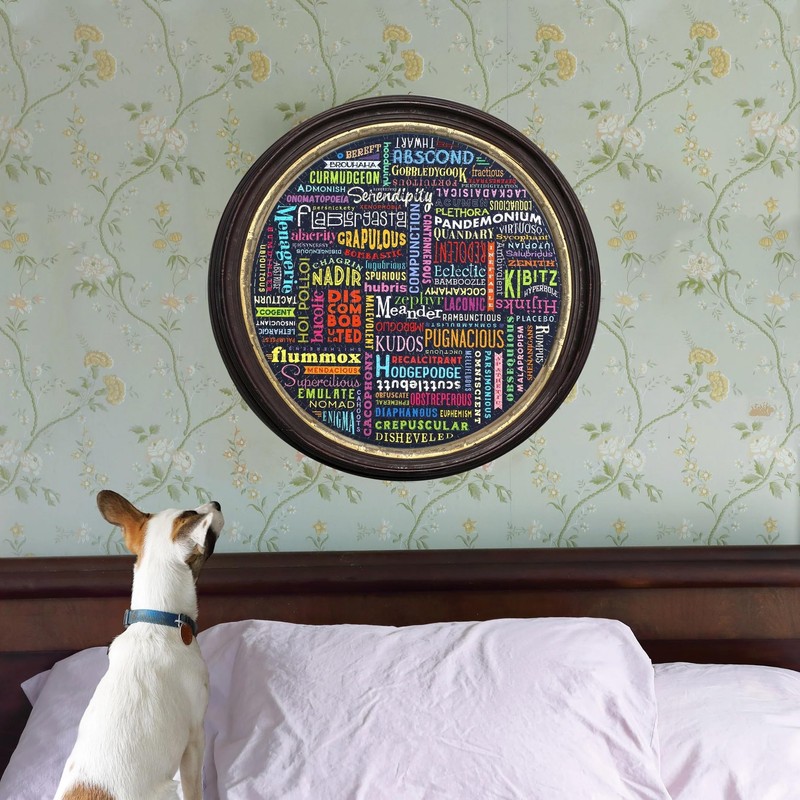 eeBoo 500 Piece Puzzle - 100 Great Words Jigsaw Puzzle