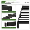 EMODA 10 Inch Full Size Bed Frame Heavy Duty Metal
