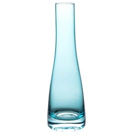 Erioctry Single Bud Vase Hand-Made Blown Art Bud Glass Vase Clear Glass Flower Vase Single Stem Vase Container for Home and Office Décor Centerpiece for Wedding Party Event